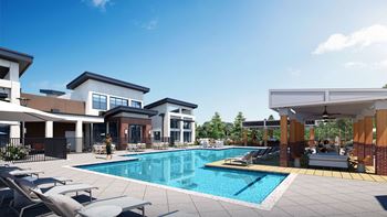 Dominium_The Paramount_Exterior Pool Rendering_Amenity